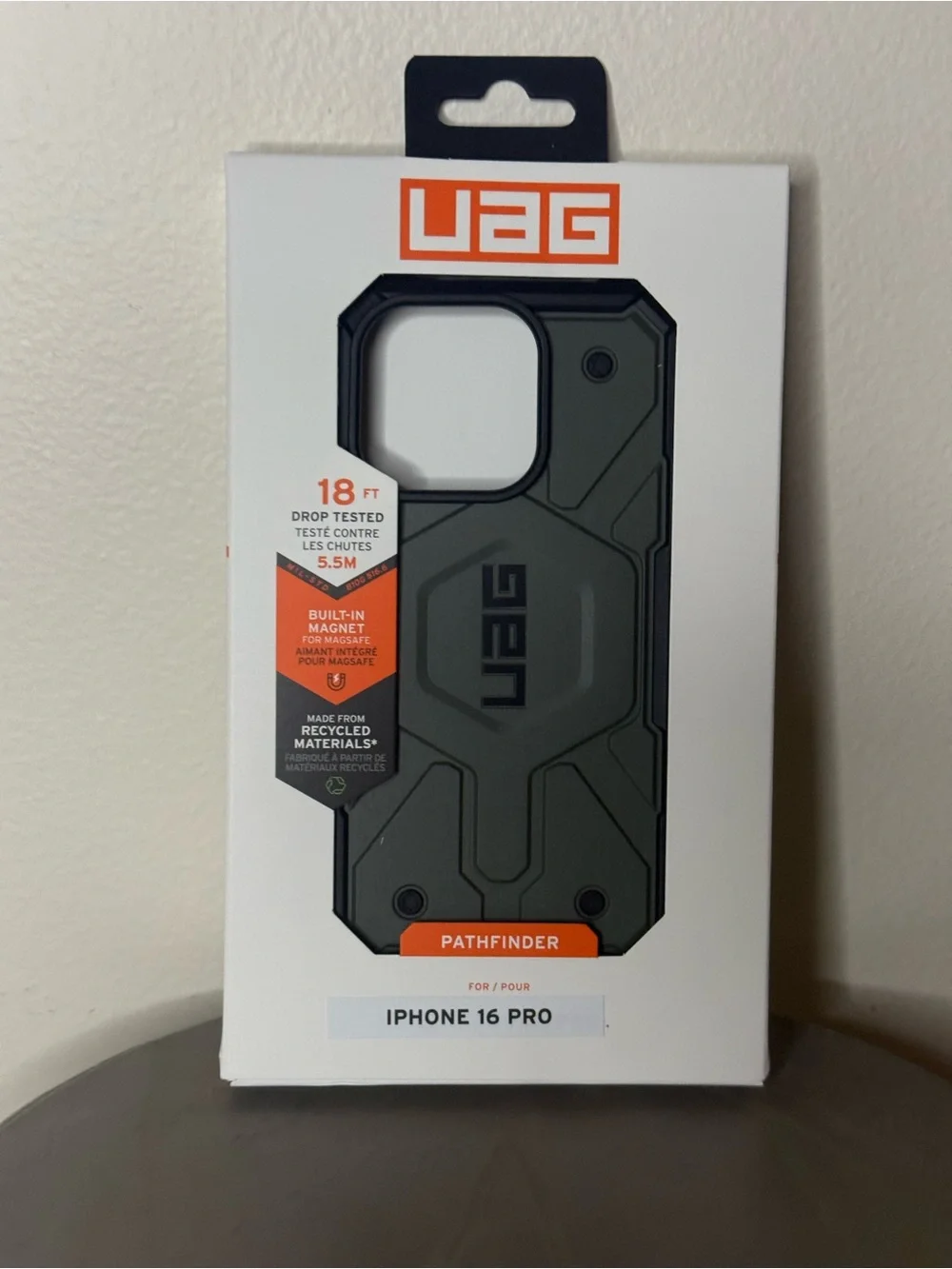 UAG Pathfinder iPhone 16 Pro Case in Olive